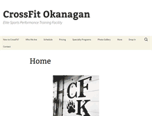 Tablet Screenshot of crossfitokanagan.com